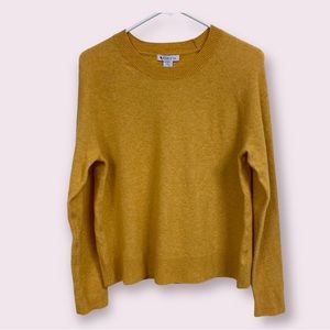 Athleta | Hawthorn Crew Sweater Pyramid Gold Size Small